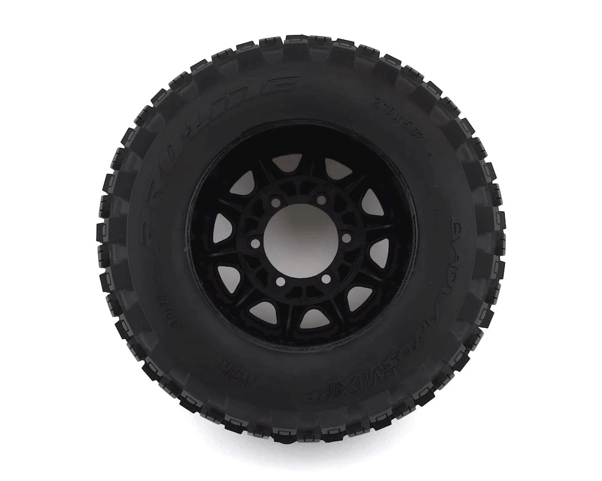 Proline Badlands MX28 HP 2.8in Belted Tyres Mounted on Raid 6x30 Wheels, F/R, PR10174-10 - Image 2