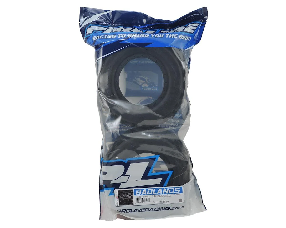 Proline Badlands MX43 Pro-Loc Tyres suit X-Maxx Wheels, PR10131-00 - Image 2