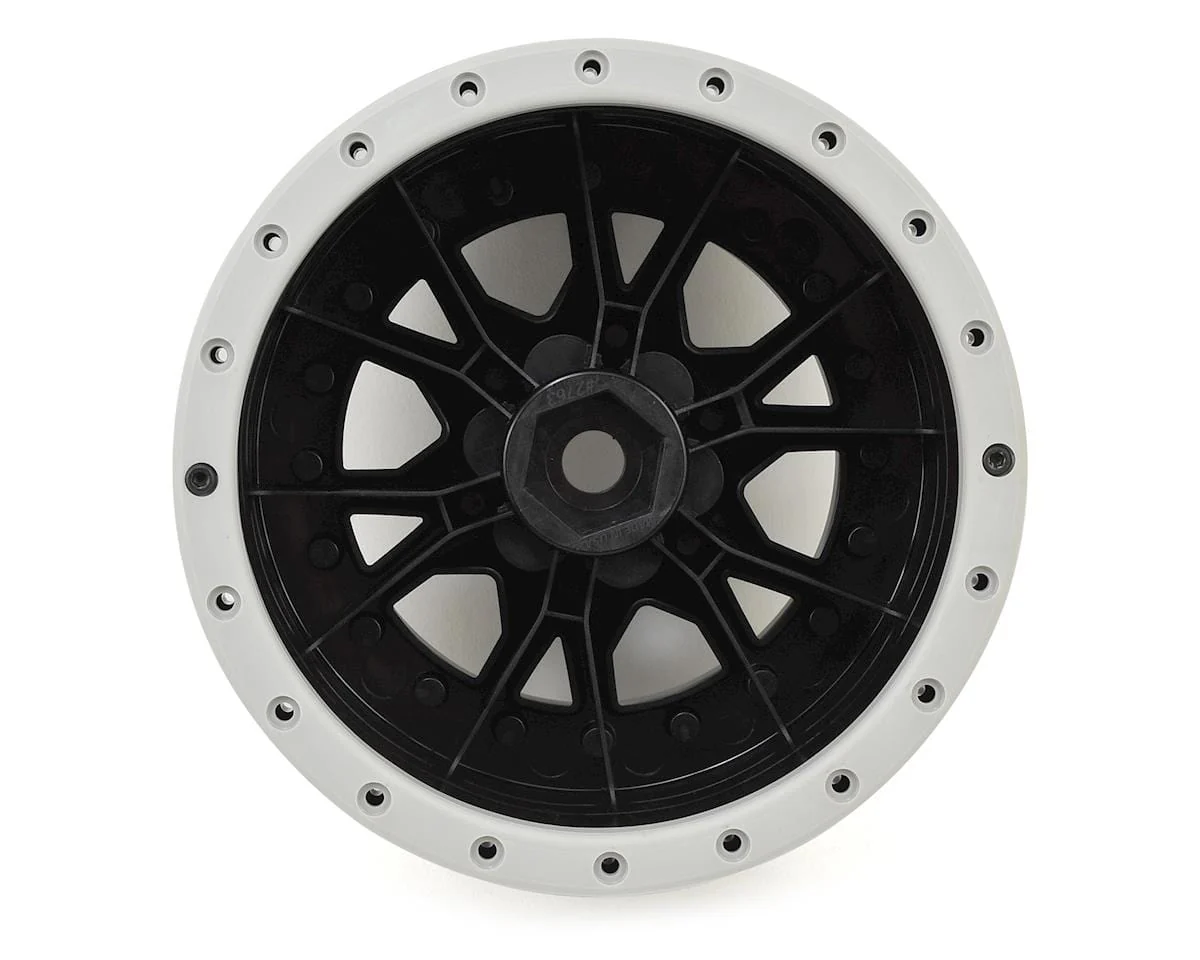 Proline Impulse Pro-Loc Black Wheels with Gray Ring, X-Maxx, 2pcs, PR2763-03 - Image 2