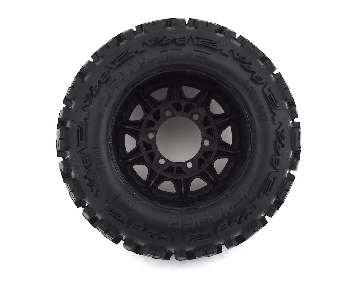 Proline Trencher 2.8in Tyres Mounted on Raid Black 6x30 Wheels, F/R, PR1170-10 - Image 2