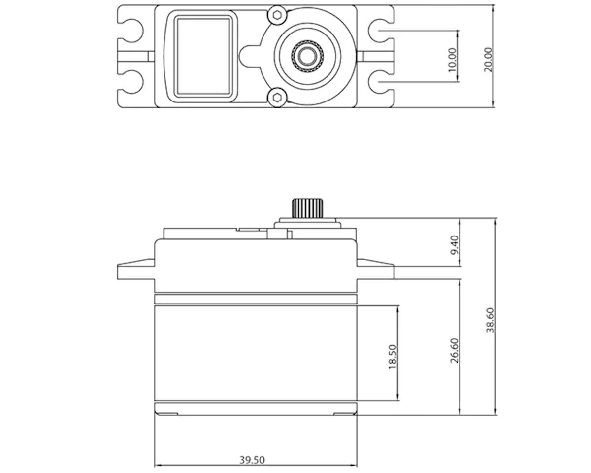 ProTek RC 100T Standard Digital High Torque Metal Gear Servo - Image 4