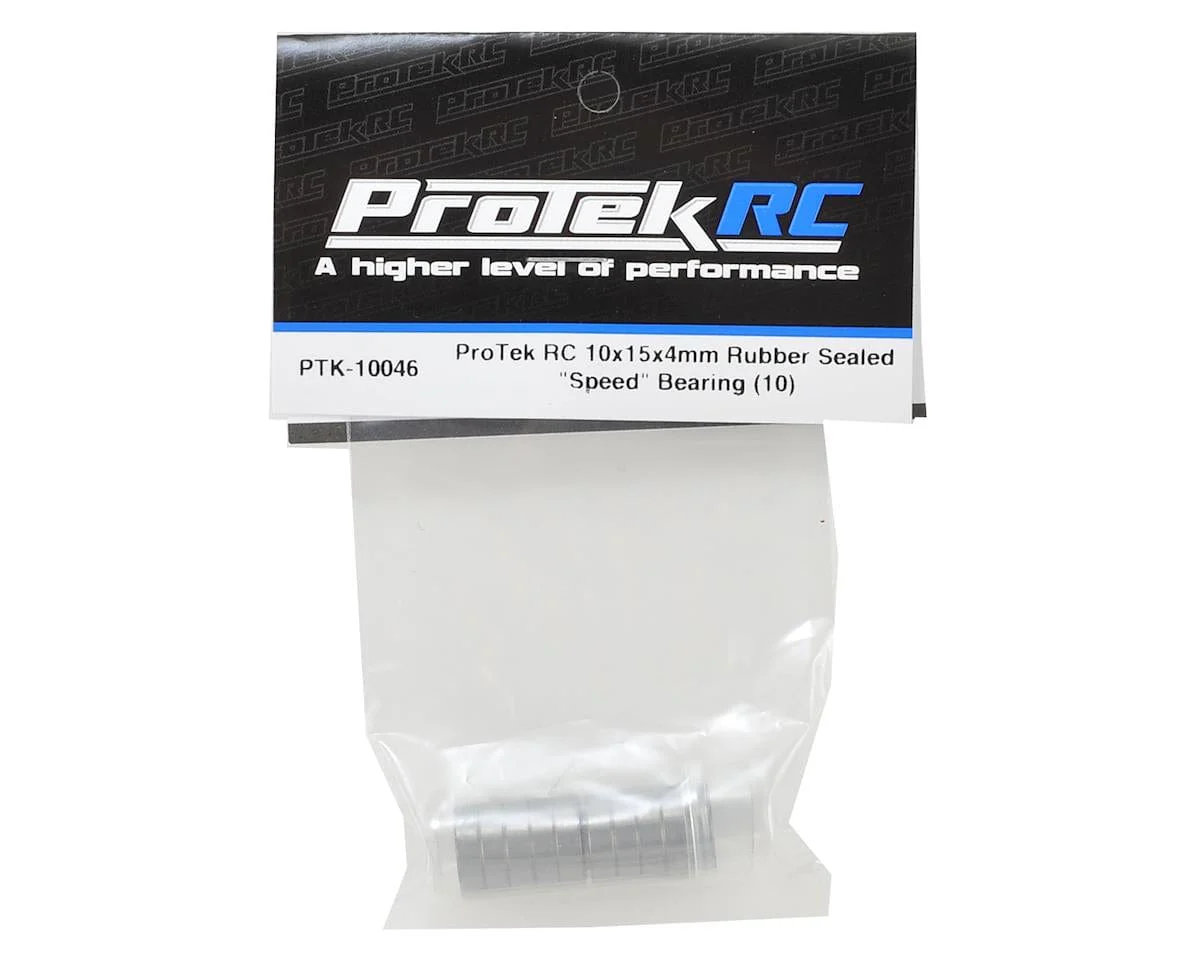 ProTek RC 10x15x4mm Rubber Sealed "Speed" Bearing (10) - Image 2