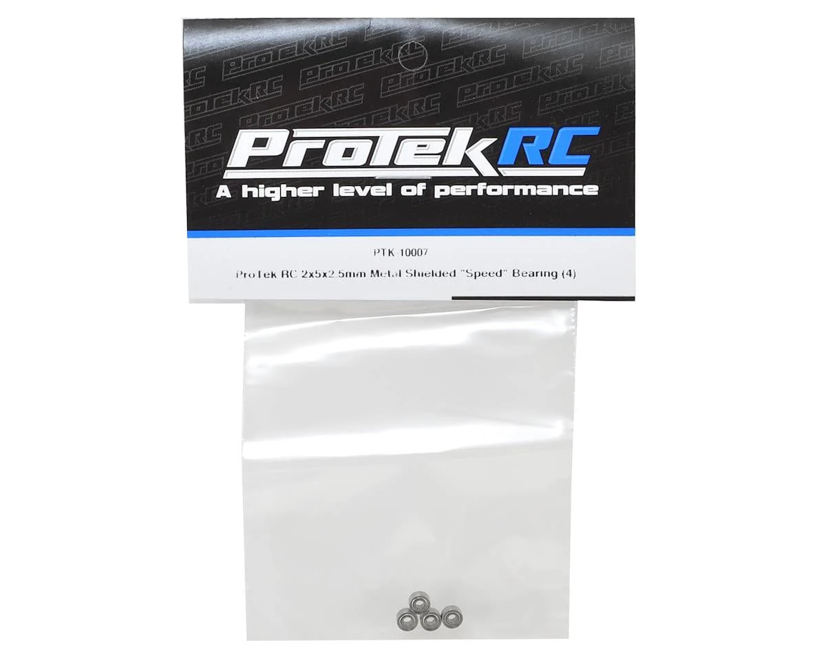 ProTek RC 2x5x2.5mm Metal Shielded "Speed" Bearing (4)** - Image 2