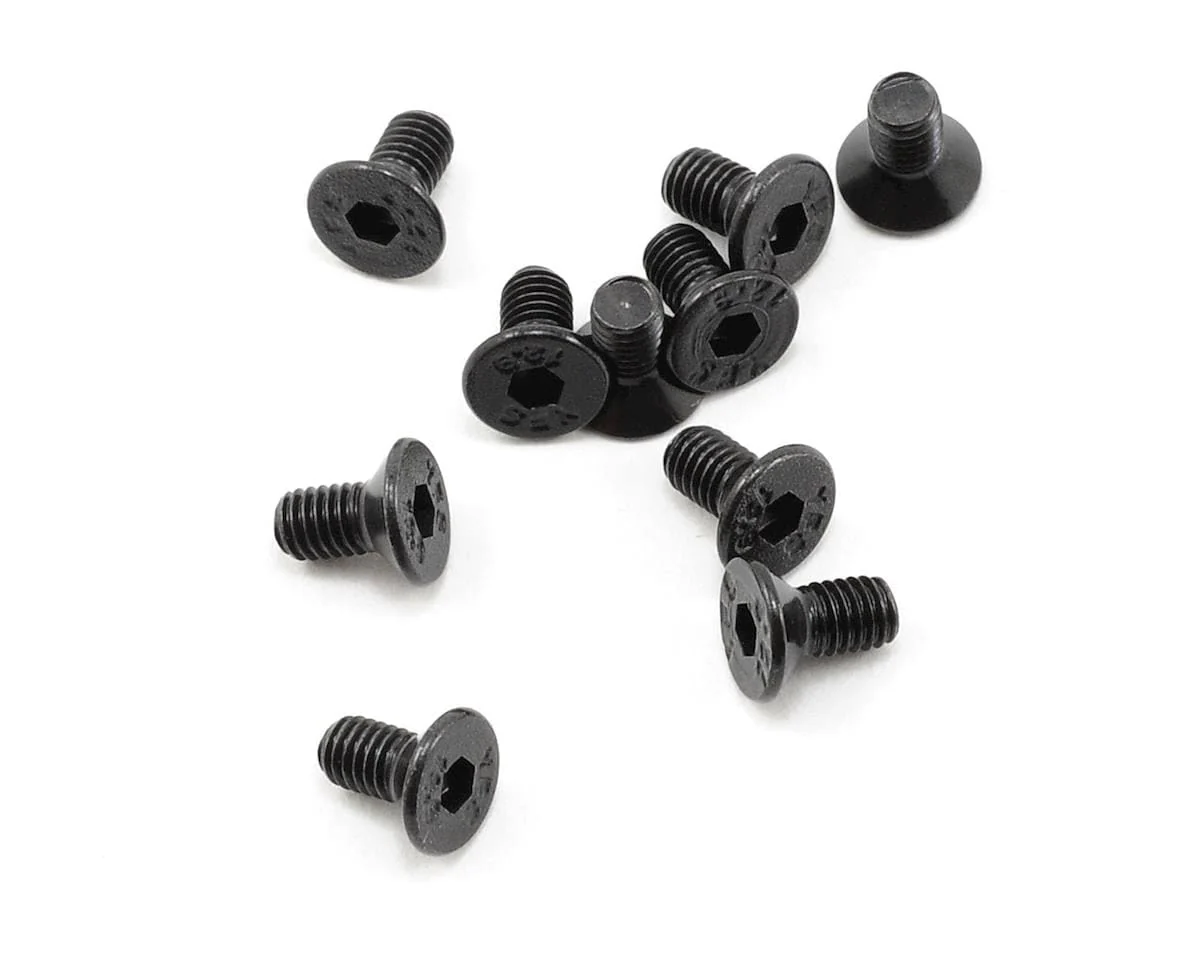 ProTek RC 3x6mm "High Strength" Flat Head Screws (10)**