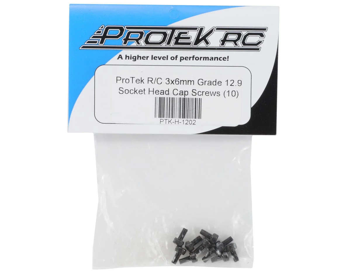 ProTek RC 3x6mm "High Strength" Socket Head Cap Screws (10)** - Image 2
