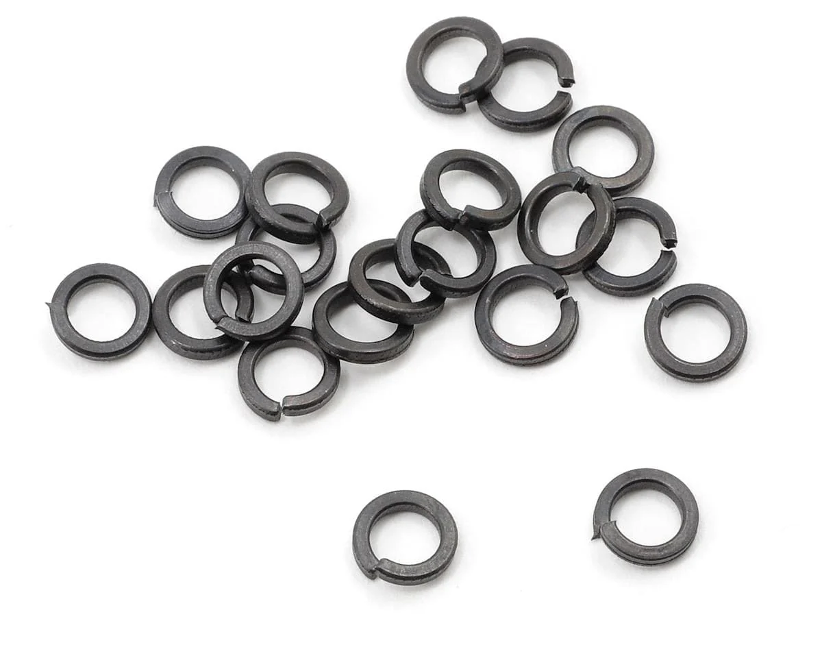 ProTek RC 4mm "High Strength" Black Lock Washers (20)**