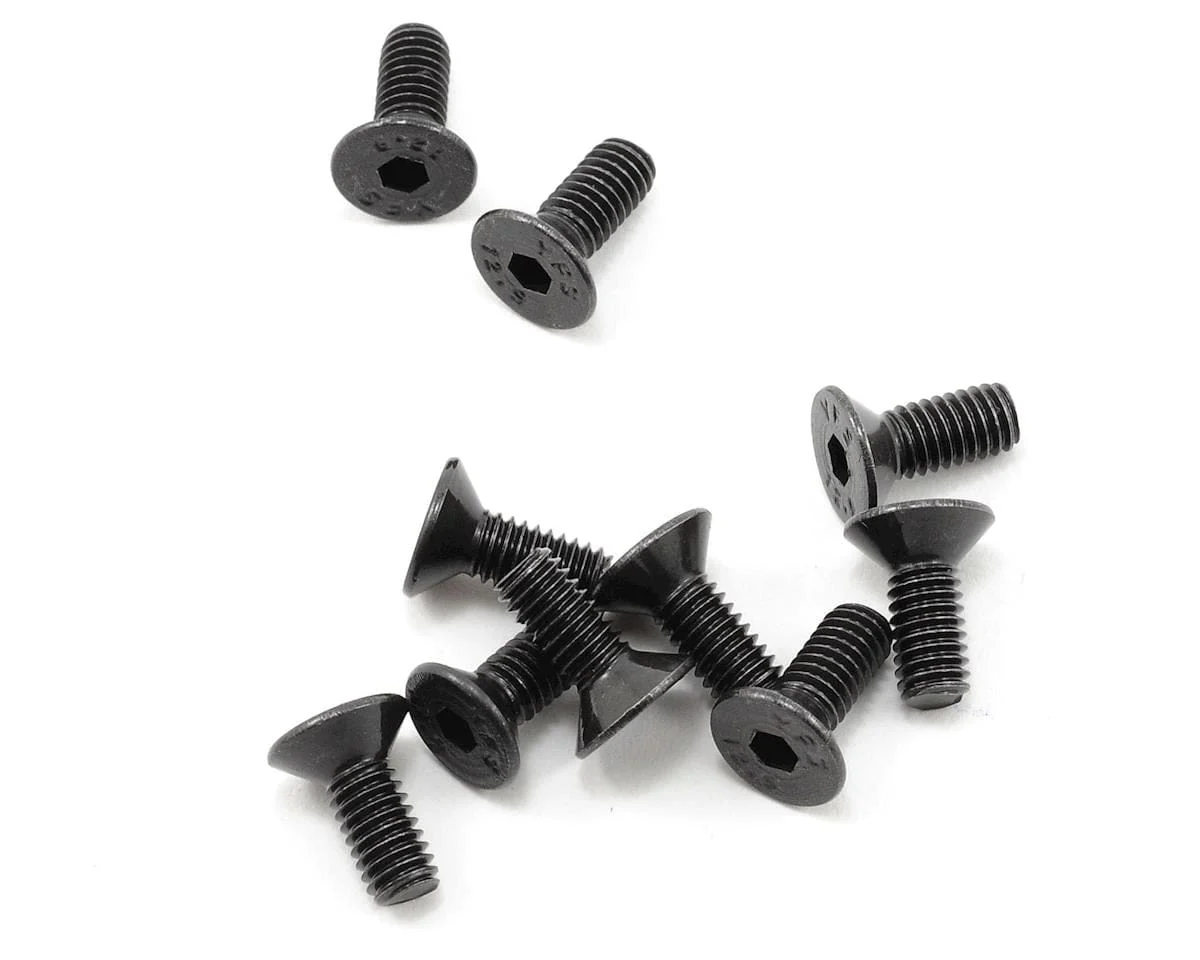 ProTek RC 4x10mm "High Strength" Flat Head Screws (10)**