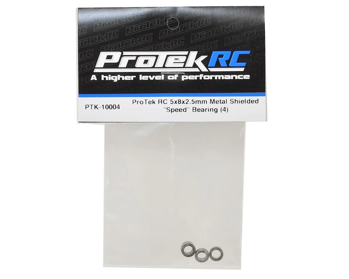 ProTek RC 5x8x2.5mm Metal Shielded "Speed" Bearing (4)** - Image 2