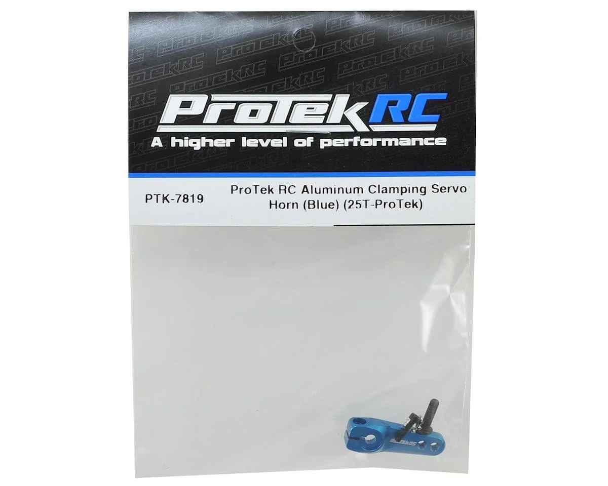 ProTek RC Aluminum Clamping Servo Horn (Blue) (25T-ProTek) - Image 2
