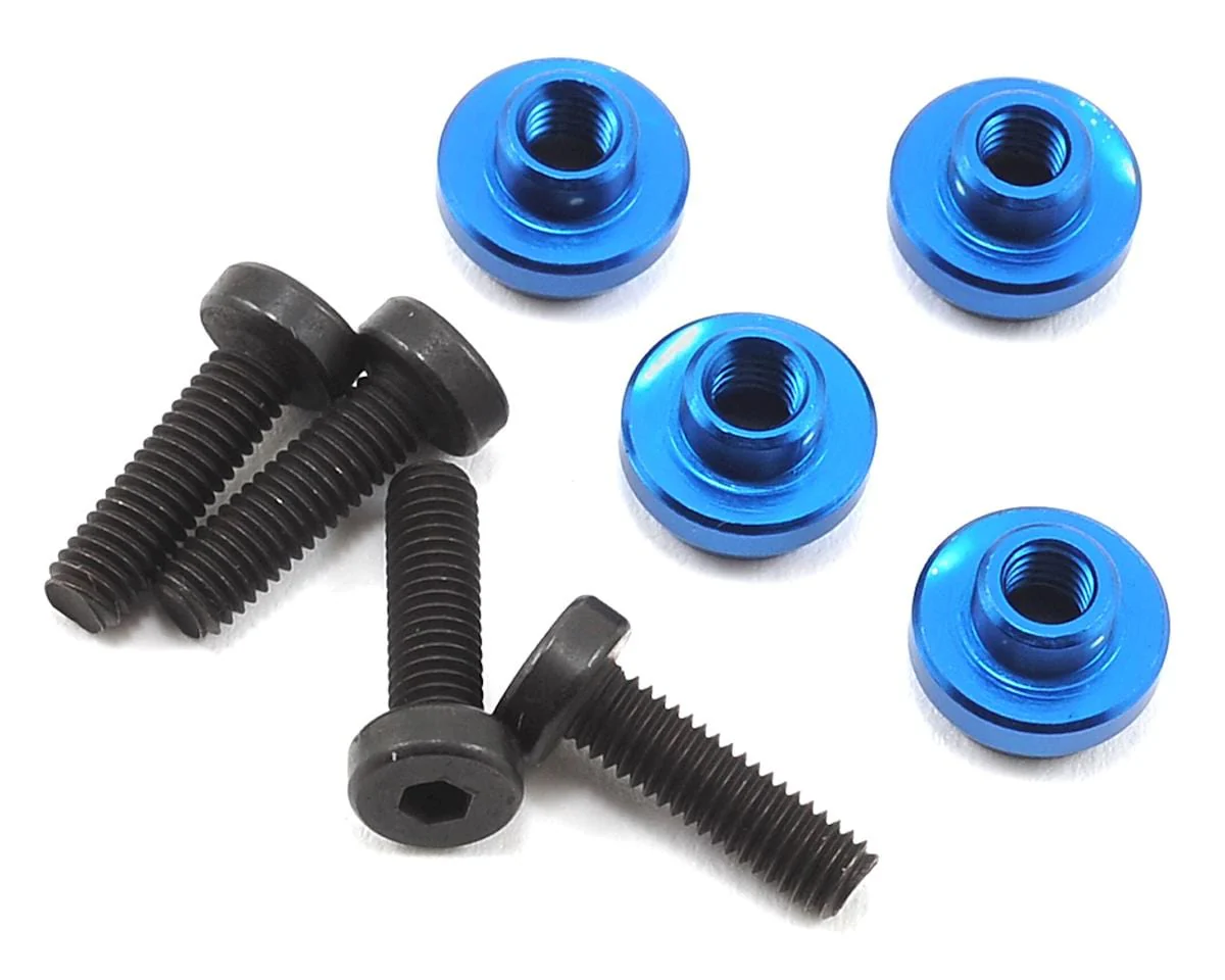 ProTek RC Aluminum Servo Mount Grommet (Blue) (4)**