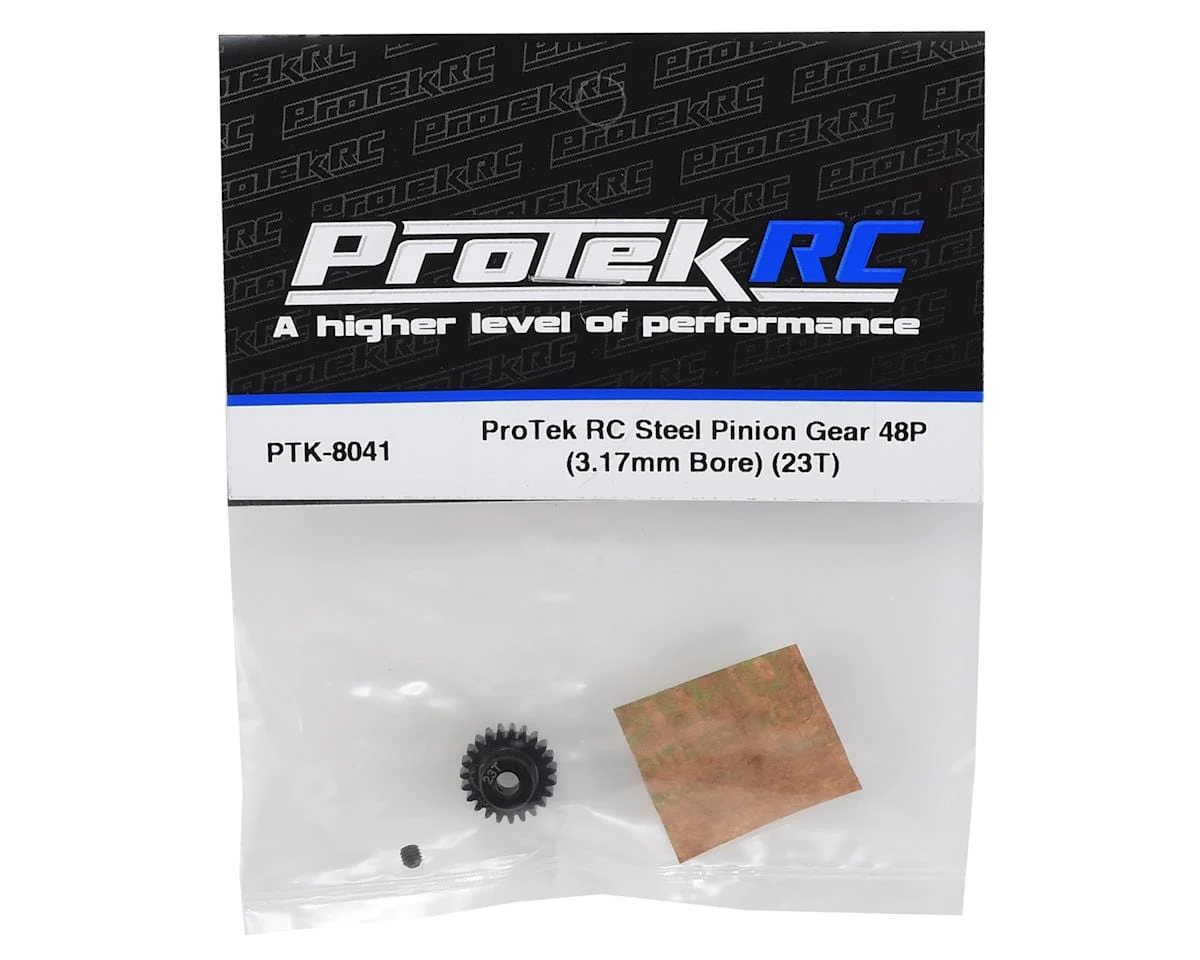 ProTek RC Lightweight Steel 48P Pinion Gear (3.17mm Bore) (23T) - Image 3