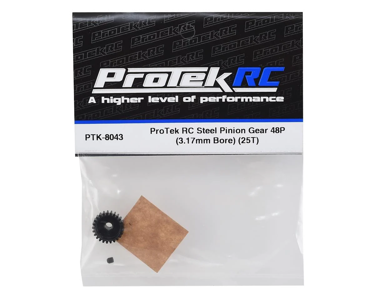 ProTek RC Lightweight Steel 48P Pinion Gear (3.17mm Bore) (25T) - Image 3