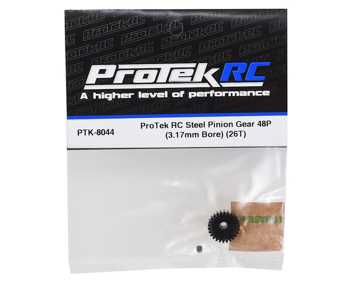 ProTek RC Lightweight Steel 48P Pinion Gear (3.17mm Bore) (26T) - Image 3