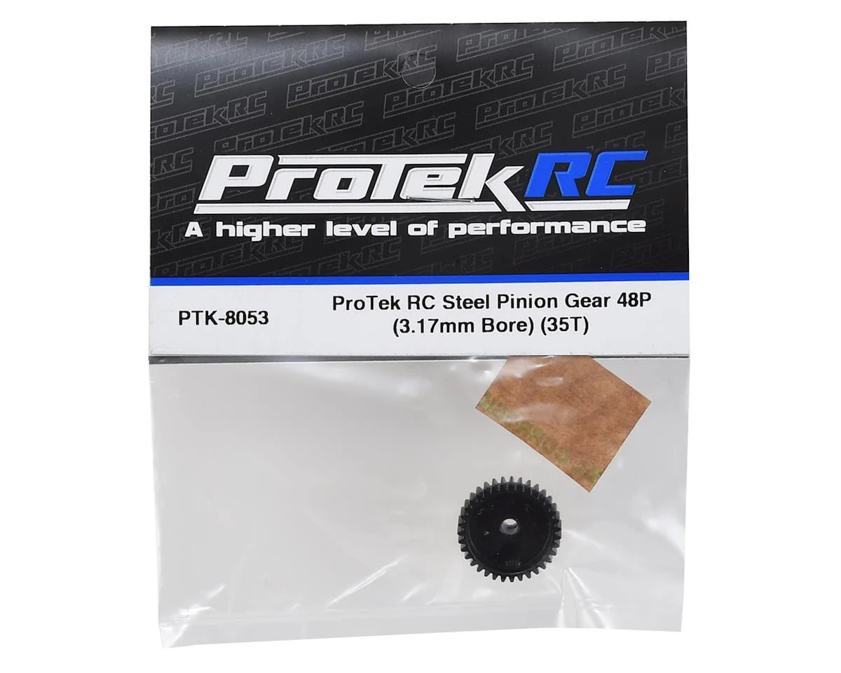 ProTek RC Lightweight Steel 48P Pinion Gear (3.17mm Bore) (35T) - Image 3