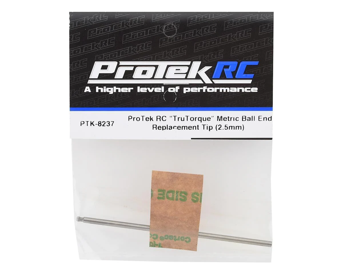ProTek RC "TruTorque" HSS Steel Metric Ball End Replacement Tip (2.5mm)