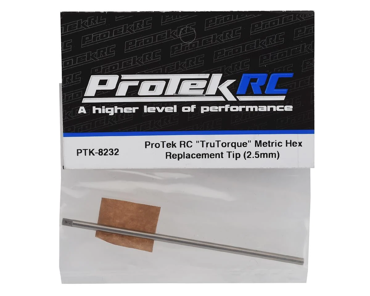 ProTek RC "TruTorque" HSS Steel Metric Hex Replacement Tip (2.5mm) - Image 2