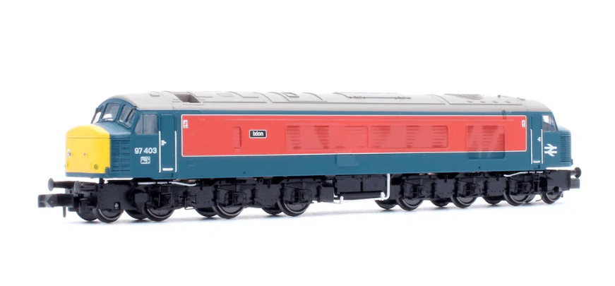 Rapido N Scale Class 46 97403 Ixion RTC Blue/Red Diesel Locomotive - DCC Sound [948707]
