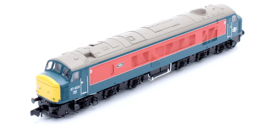 Rapido N Scale Class 46 97403 Ixion RTC Blue/Red Diesel Locomotive - DCC Sound [948707] - Image 3