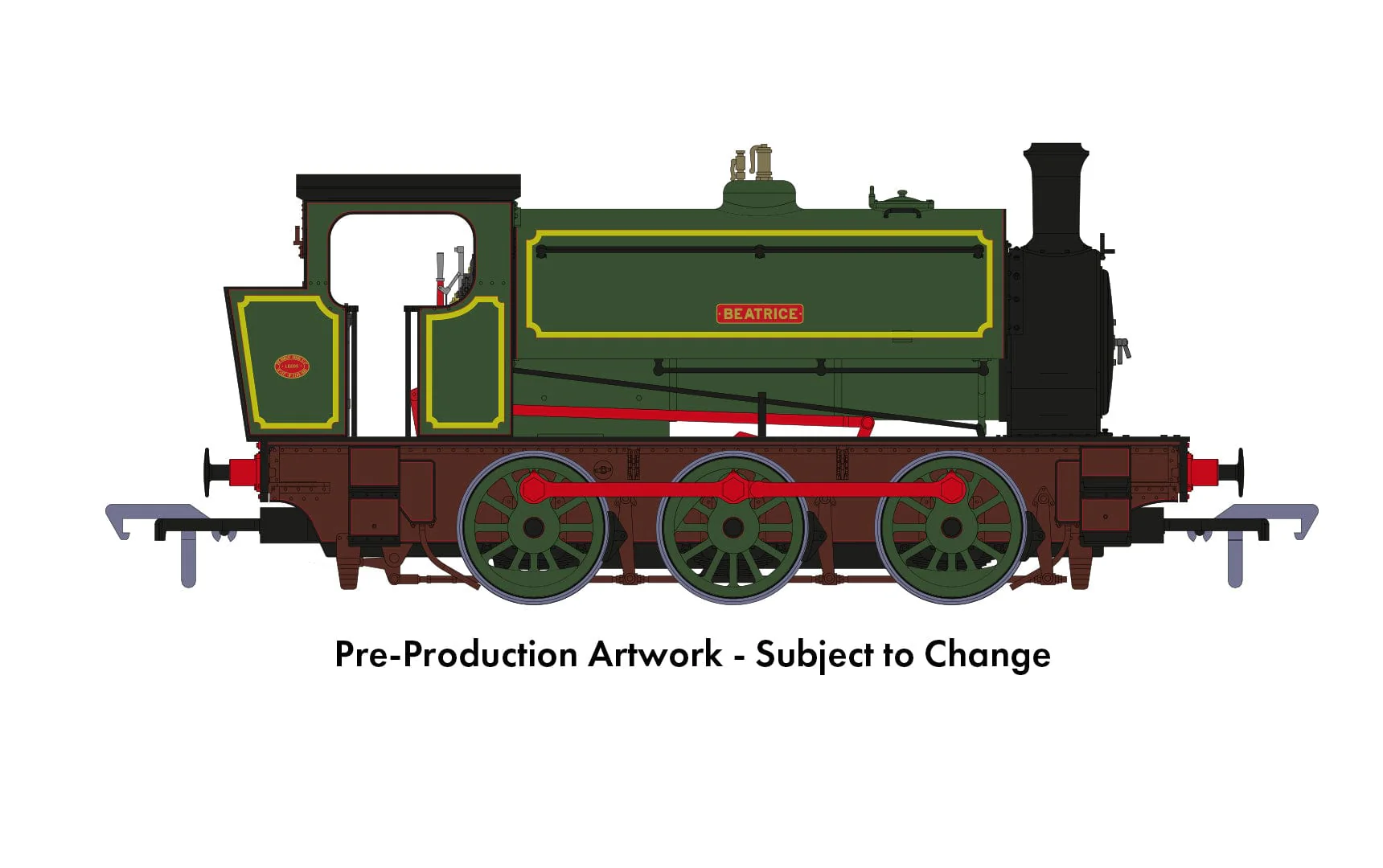 Rapido OO Scale 16" Hunslet 0-6-0 - Beatrice (As Preserved) - DCC Sound Fitted [903513] - Image 2