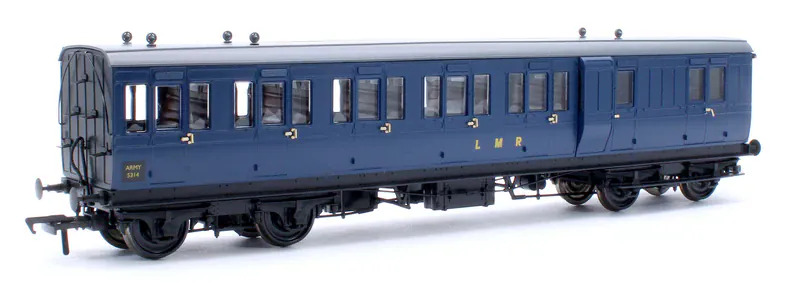Rapido OO Scale 48 LMR Evolution Bogie Coach Non-Corridor Carriage No.5314, No.5315 & No.5316 3-Pack [978033] - Image 4