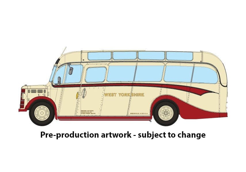 Rapido OO Scale Bedford Bus OB FWW596 West Yorkshire Road Car [920009]