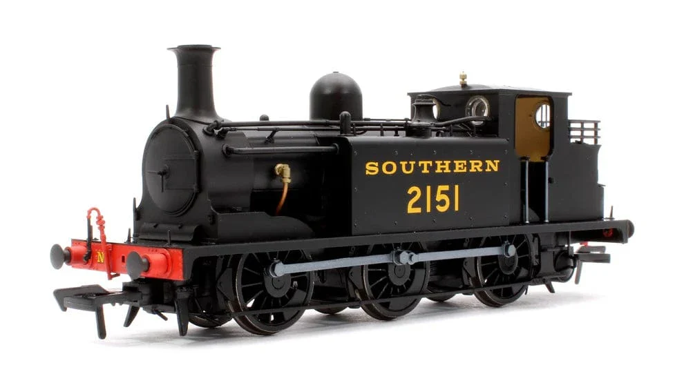 Rapido OO Scale E1 0-6-0 Tank No.2151, Southern Black - DCC Sound Fitted