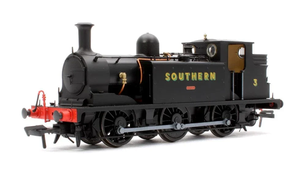 Rapido OO Scale E1 0-6-0 Tank No.3 Ryde, Southern Black Sunshine IOW Condition - DCC Sound Fitted