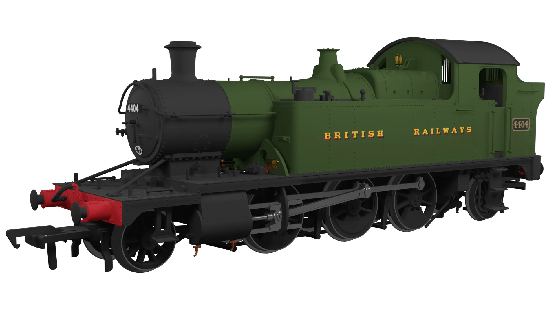 Rapido OO Scale GWR 44xx Tank Locomotive #4404 BR Green - DCC & Sound Fitted [951505]