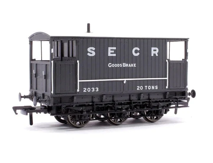 Rapido UK OO SECR 6 Wheel Brake Van No.2033 Grey [931001] - Image 3