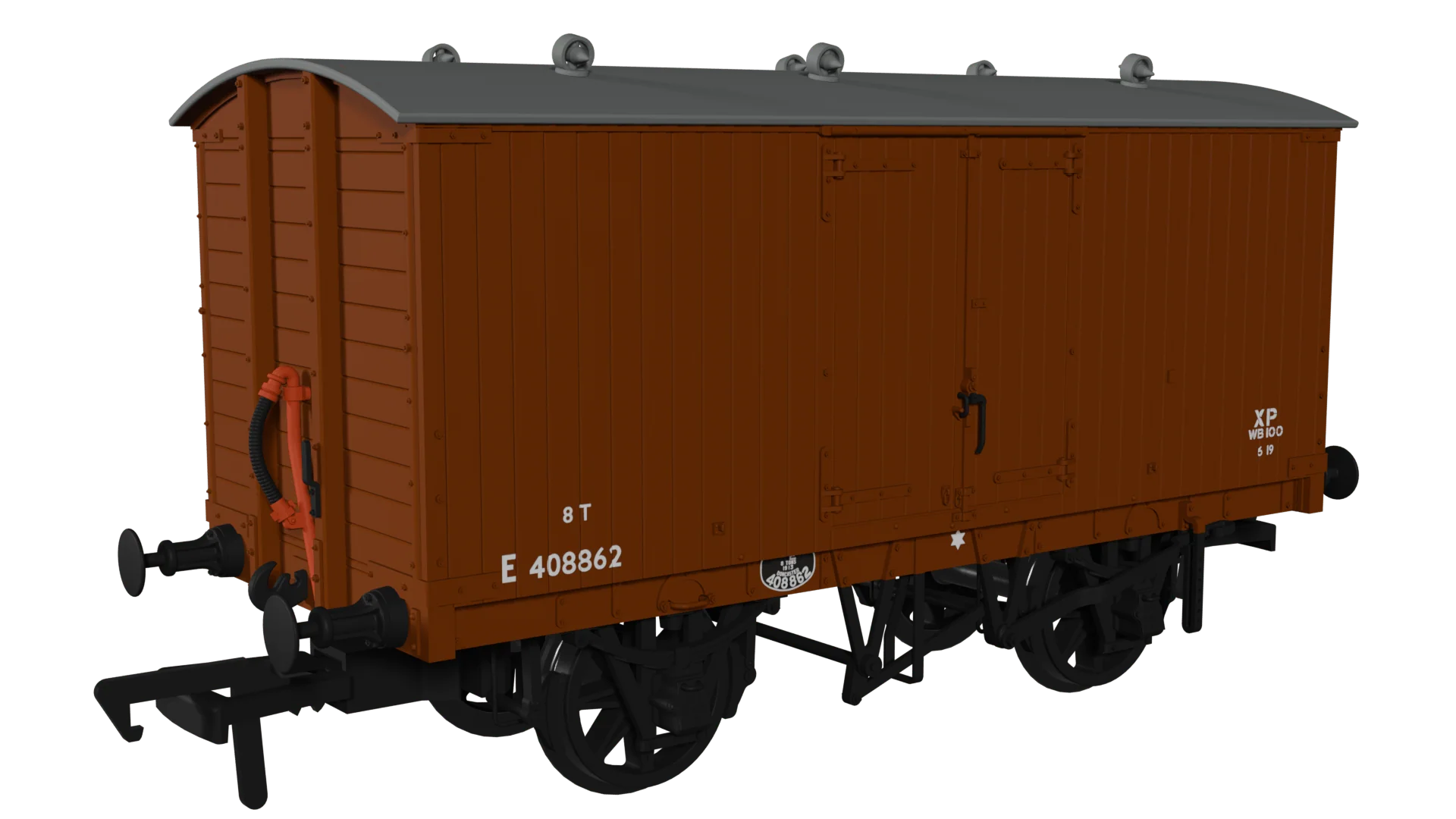 Rapido UK OO Scale GNR 8 Ton Van - BR No.E408862 [930012]