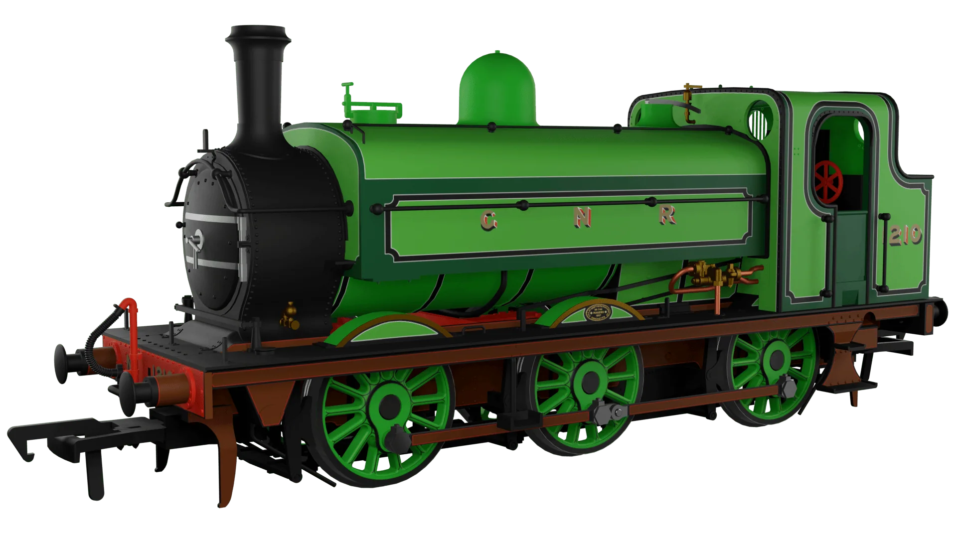 Rapido UK OO Scale GNR J13 0-6-0T No.1210 GNR Green - DCC & Sound Fitted [958501]
