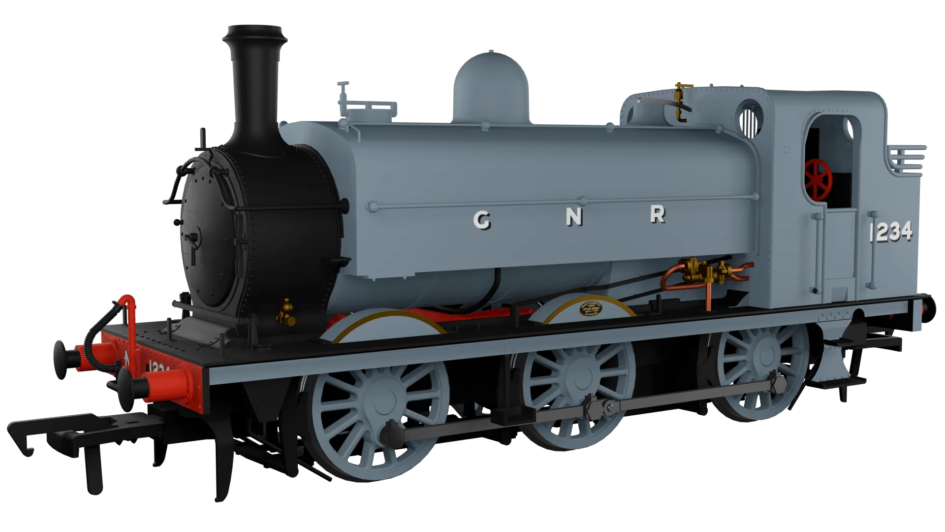 Rapido UK OO Scale GNR J13 0-6-0T No.1234 GNR Grey - DCC & Sound Fitted [958502]