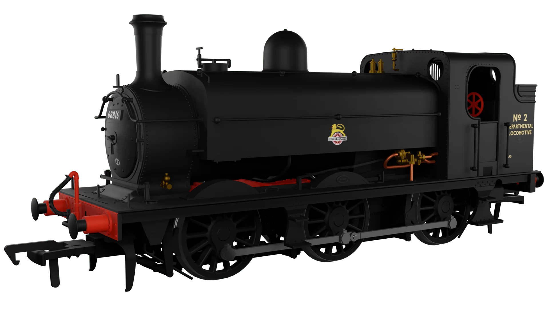 Rapido UK Scale OO Scale LNER J52/2 0-6-0T No.2 BR Unlined Black - DCC & Sound Fitted [958510]