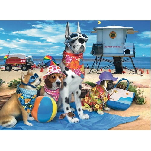 Ravensburger No Dogs on the Beach 100pc Puzzle - Image 2