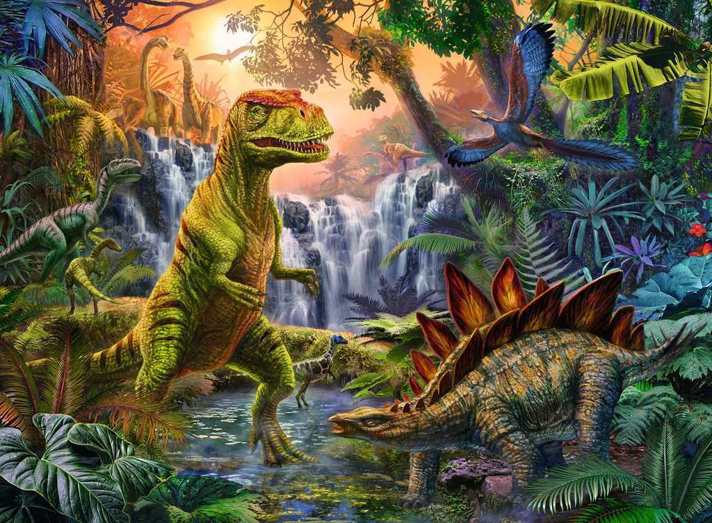 Ravensburger Dinosaur Oasis 100pc Puzzle - Image 2