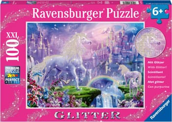 Ravensburger Unicorn Kingdom 100pc Glitter Puzzle