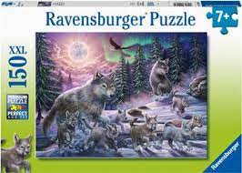Ravensburger 12908-9 Northern Wolves 150pc**