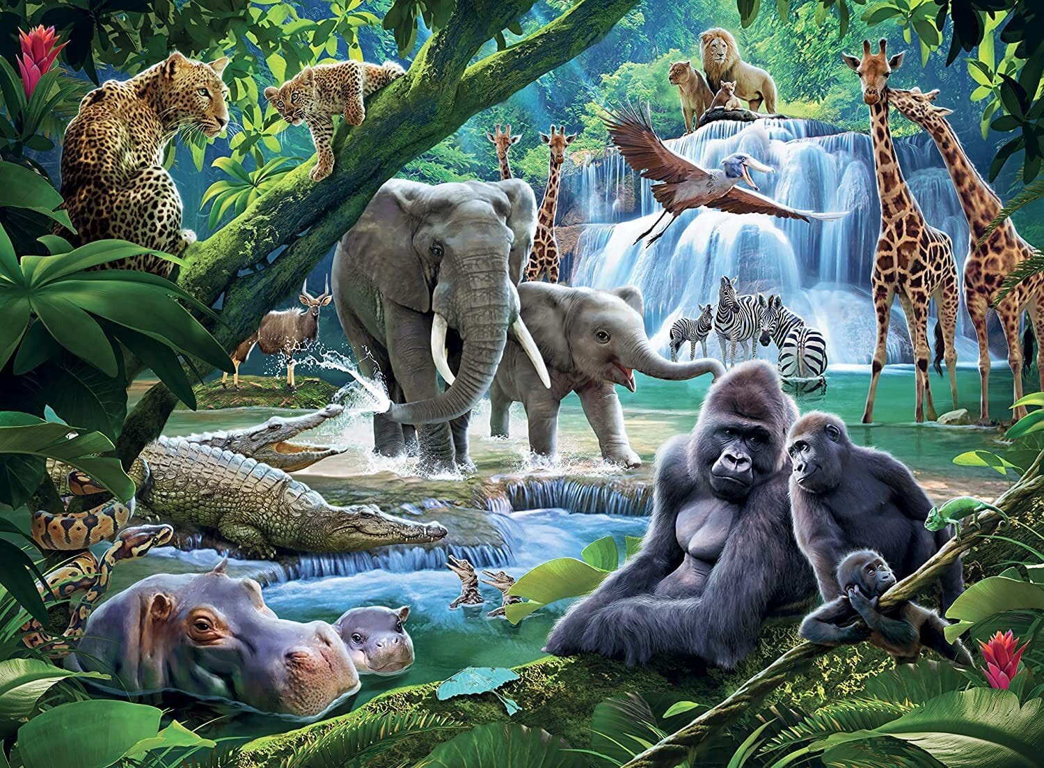 Ravensburger Jungle Animals 100pc Puzzle - Image 2