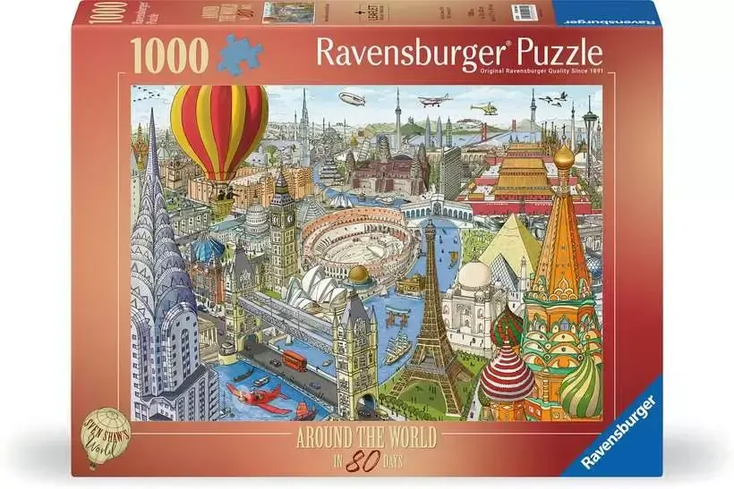 Ravensburger Around the World in 80 Days 1000pc Puzzle