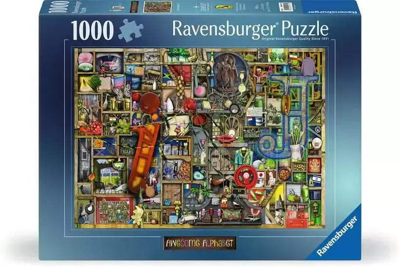 Ravensburger Awesome Alphabet I & J 1000pc Puzzle