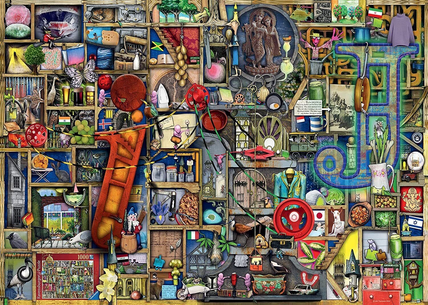 Ravensburger Awesome Alphabet I & J 1000pc Puzzle - Image 2