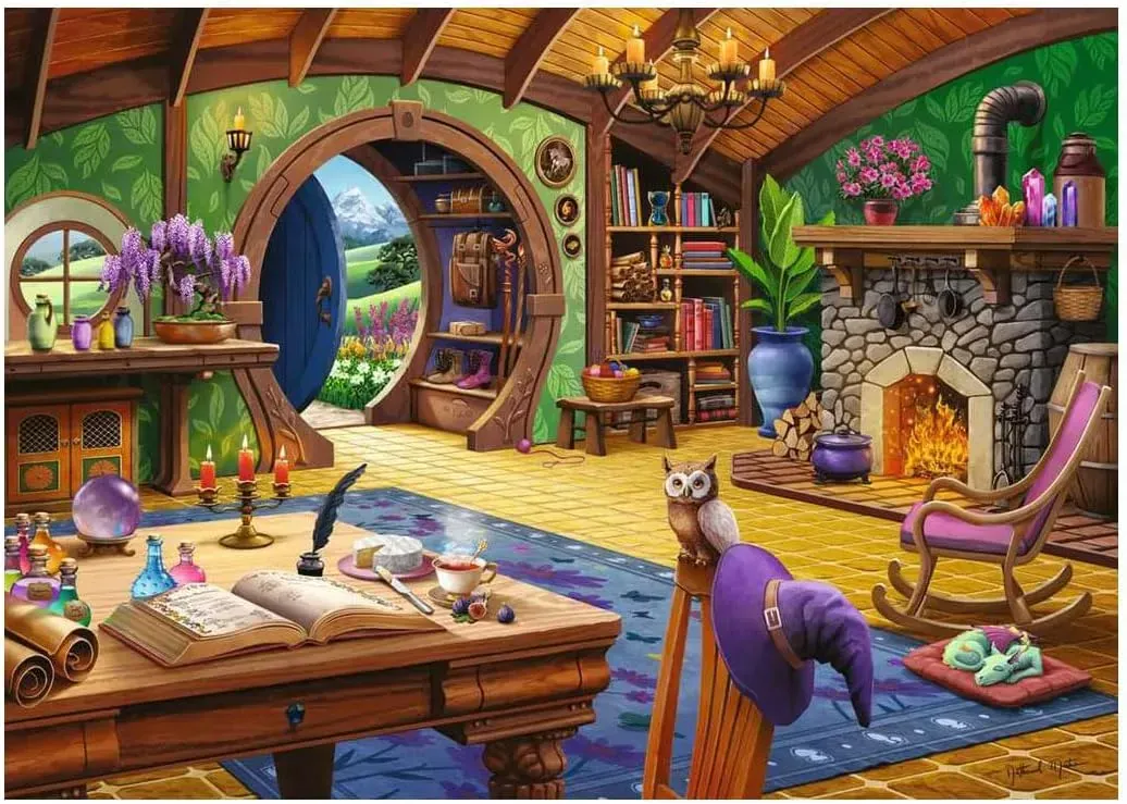 Ravensburger Charmed Cottage 1000pc Puzzle - Image 2
