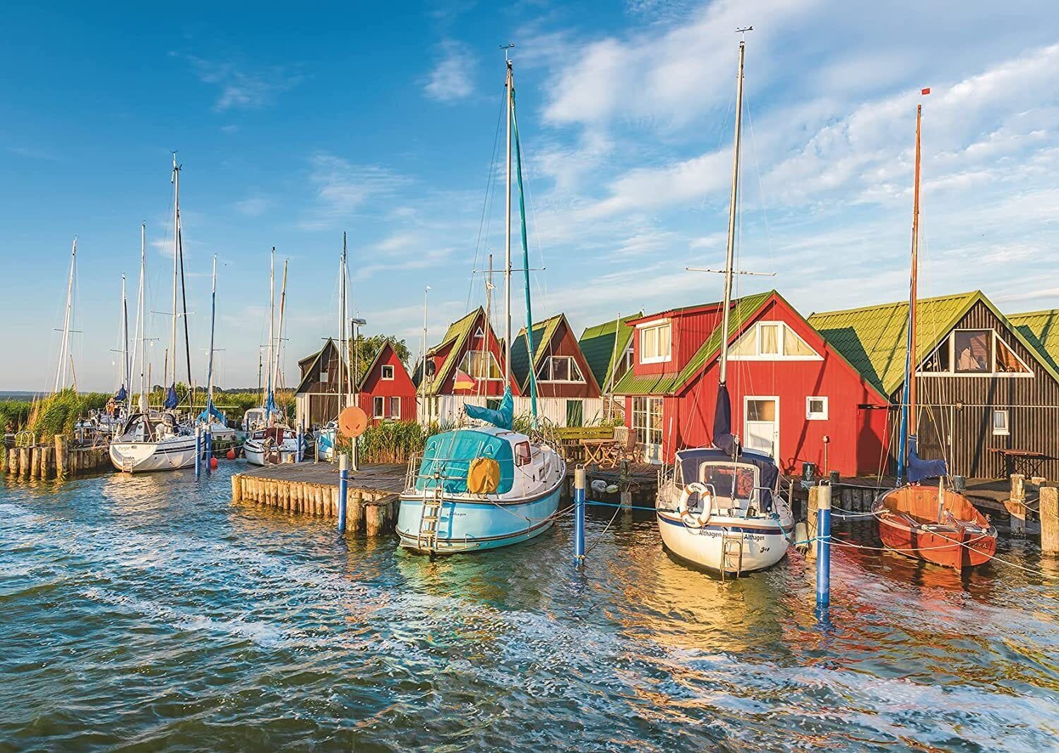 Ravensburger Colourful Harbourside Germany 1000pc Puzzle - Image 2