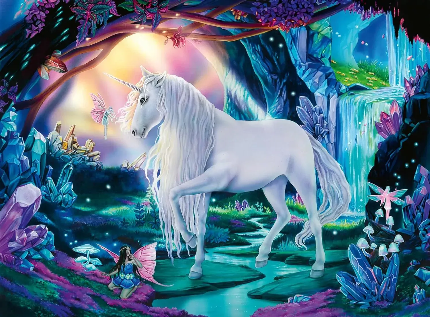 Ravensburger Crystal Unicorn 300pc Puzzle - Image 2
