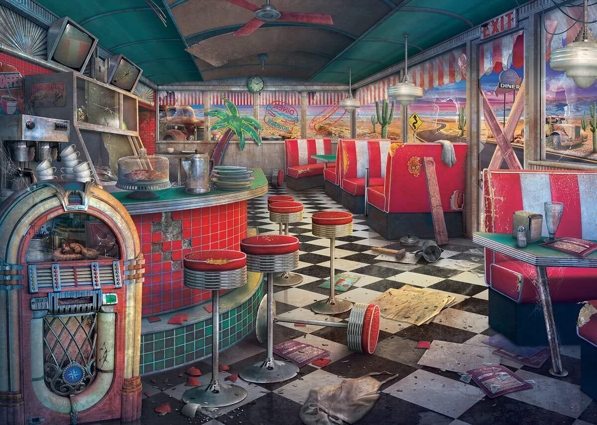 Ravensburger Decaying Diner 1000 Pieces - Image 2