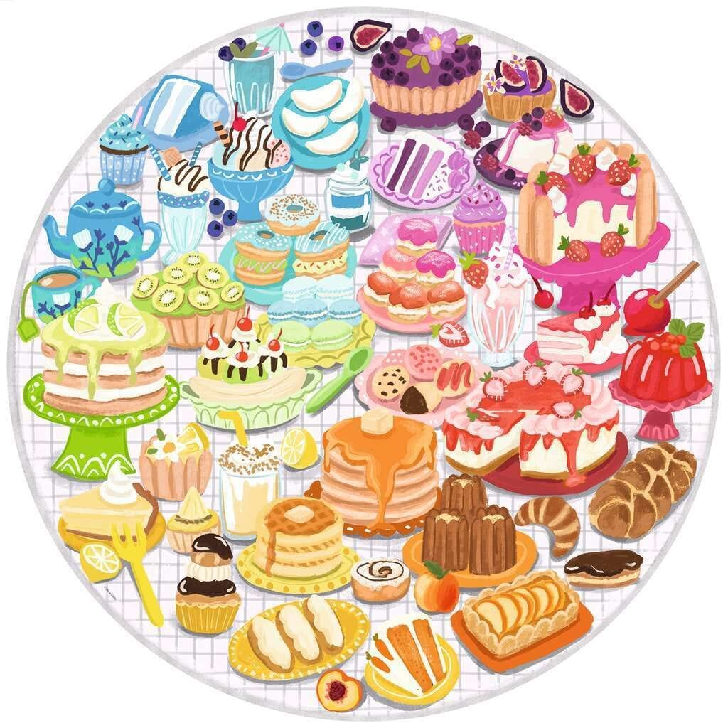 Ravensburger Desserts & Pastries Circle 500pc Puzzle - Image 2