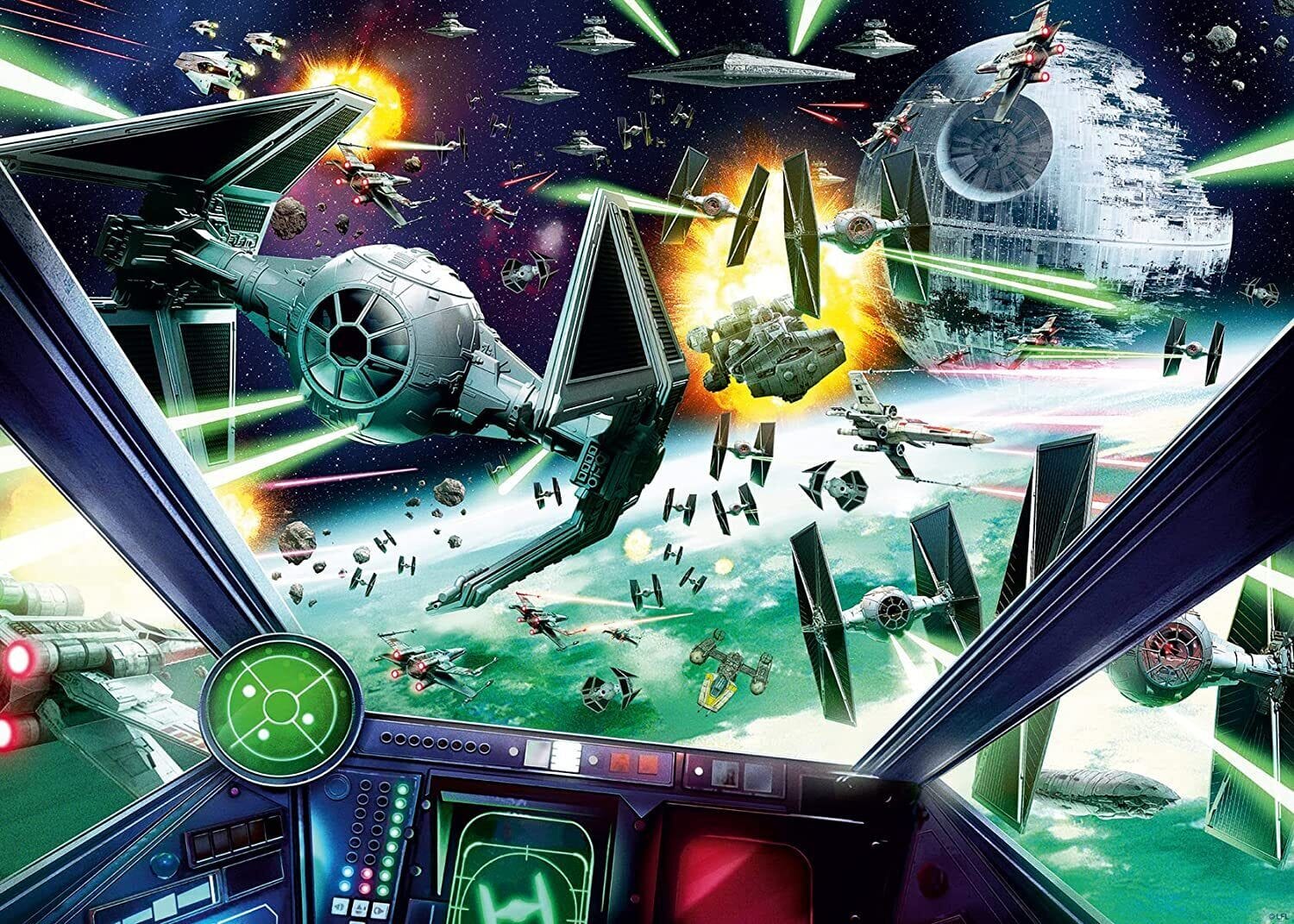 Ravensburger Disney Star Wars X-Wing Cockpit 1000 Pieces - Image 2
