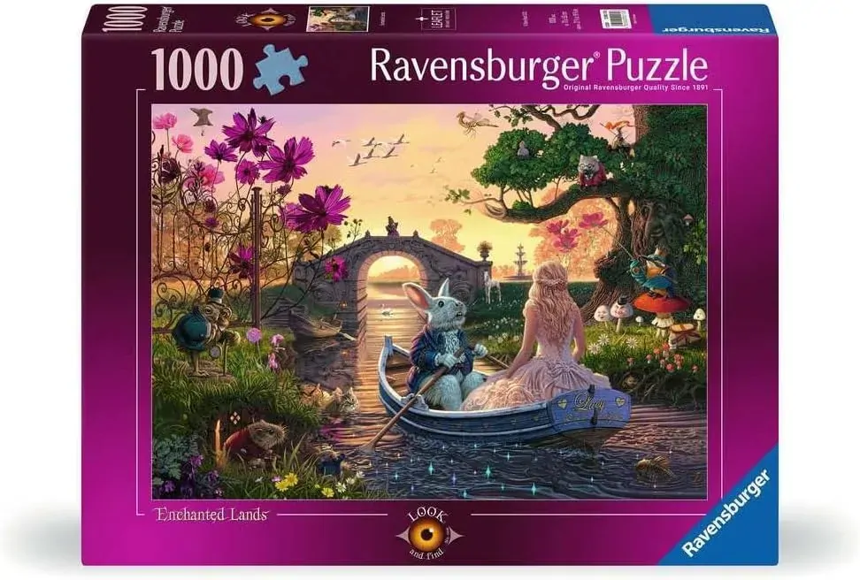 Ravensburger Enchant Lands Look & Find 1000pc Puzzle