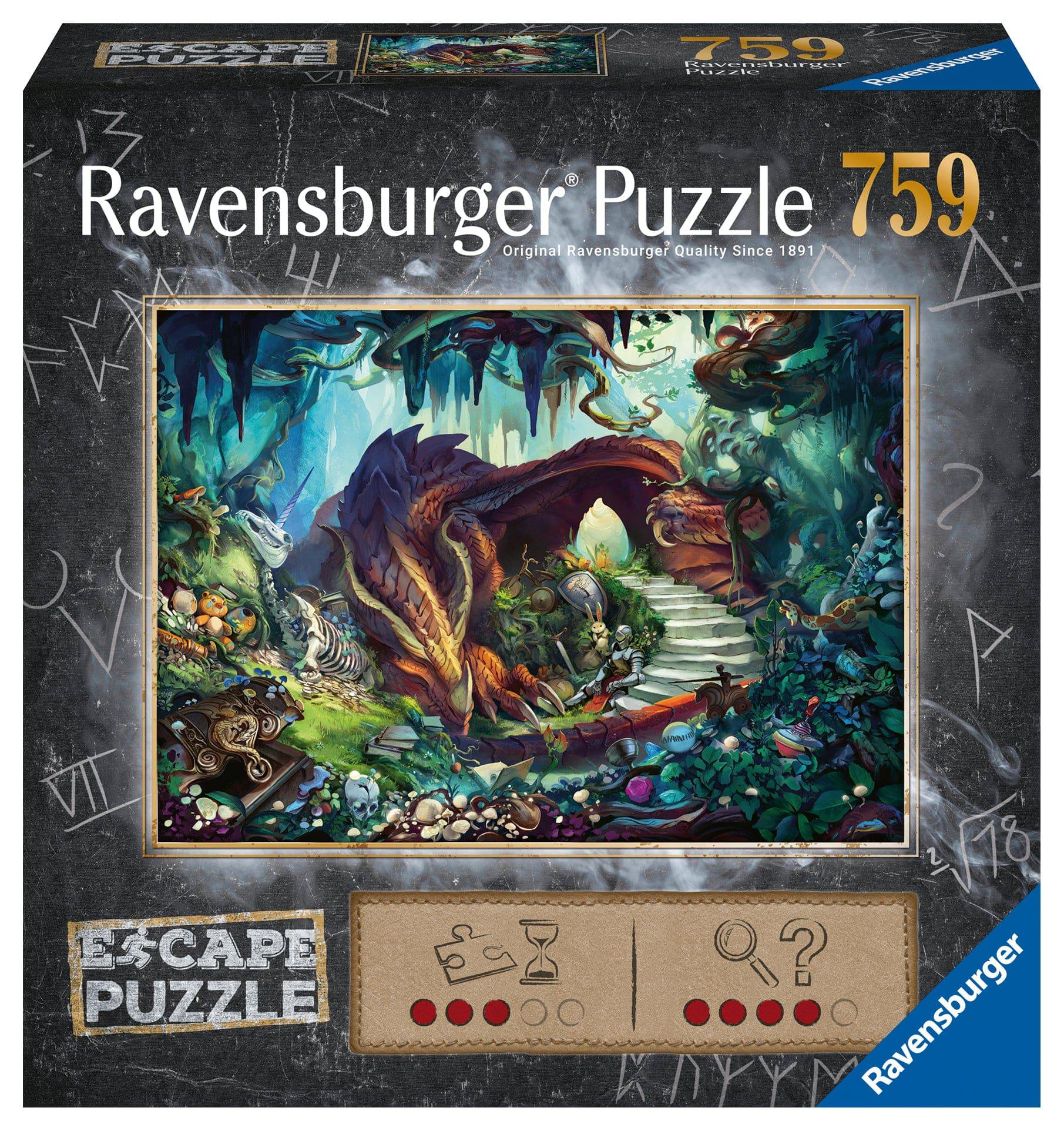 Ravensburger Escape 17 Dragon Puzzle 759 Pieces