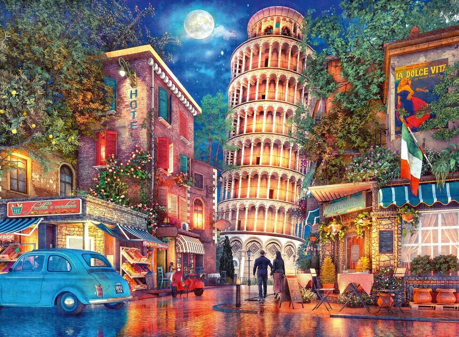 Ravensburger Evening in Pisa 500pc Puzzle - Image 2